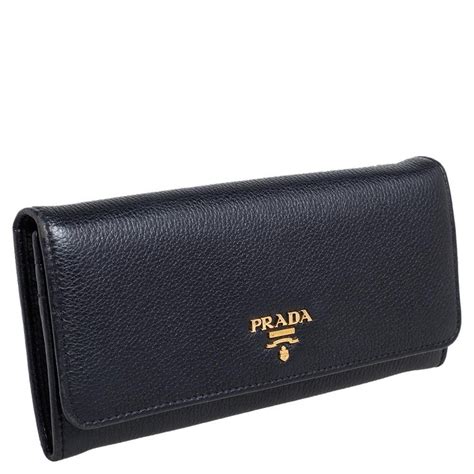 prada continental flap wallet vitello phenix detachable case nero black|PRADA Vitello Black Bags & Handbags for Women .